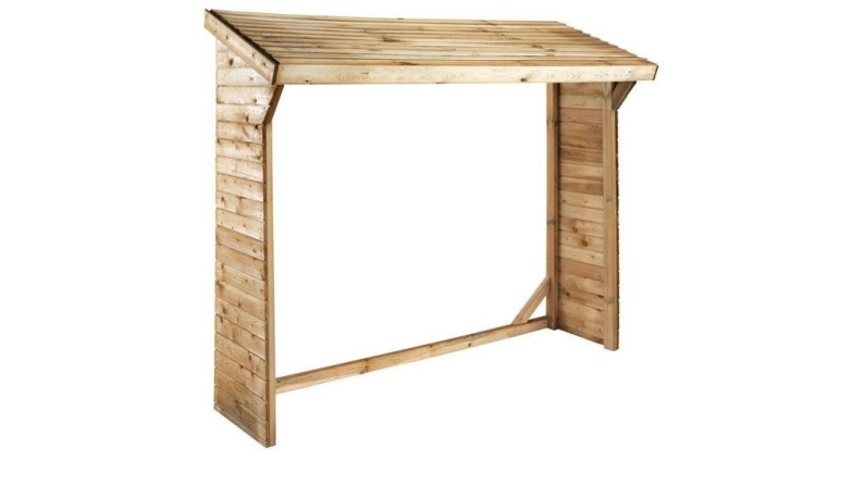 Holzschuppen 1.55m3 - 2x0.5m - H.1.85m - Imprägniert 