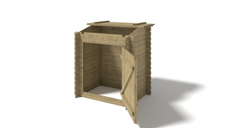 Gartenpoolschrank für Zubehör 1.2x0.89 m H.1.26 m - Imprägniert 