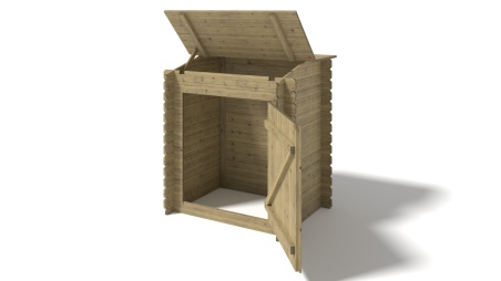 Gartenpoolschrank für Zubehör 1.2x0.89 m H.1.26 m - Imprägniert 