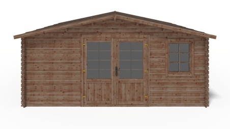 Gartenhaus, Gerätehaus 25m2 - 5x5m - 28mm - Imprägniert