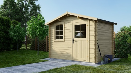 Gartenhaus, Gerätehaus 6m2 - 3x2m - 28mm