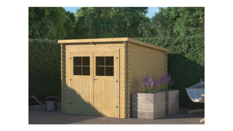 Gartenhaus, Gerätehaus 6.25m2 - 2.5x2.5m - 28mm - Imprägniert