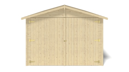 Autogarage aus Holz - 18.19m2 - 3.05x5.91m - 18mm