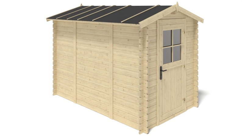 Gartenhaus, Gerätehaus 5.7m2 - 1.9x3m - 28mm