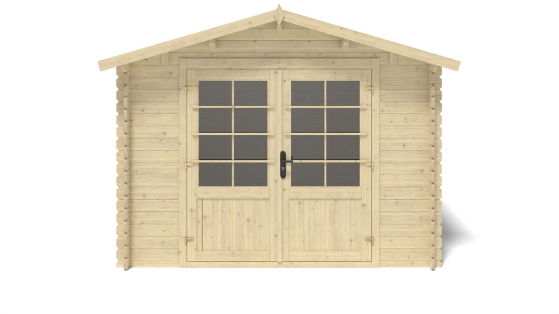 Gartenhaus, Gerätehaus 6m2 - 3x2m - 28mm