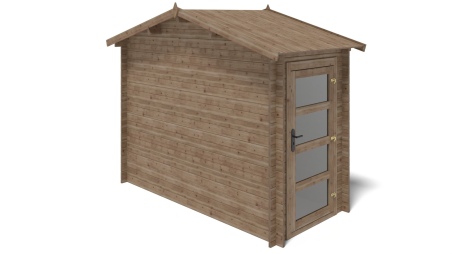 Gartenhaus, Gerätehaus 4.5m2 - 1.5x3m - 28mm - Imprägniert