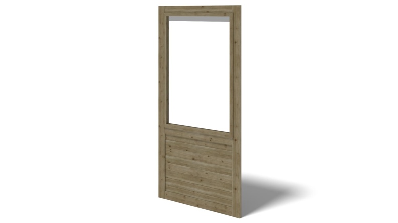 Paneel für Gartenlaube mit Fenster 1,01x2,17m