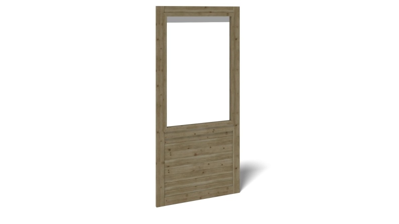 Paneel für Gartenlaube mit Fenster 1,01x2,17m