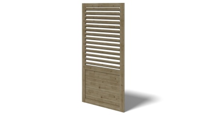 Paneel für Gartenlaube mit Jalousie 1,01x2,17m