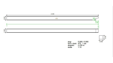 Gartenlaube Gartenpavillon 4.04x4.04m mit Paneelen - Imprägniert