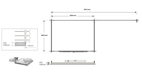 Gartenhaus, Gerätehaus 17.4m2 - 5.79x3m - 28mm