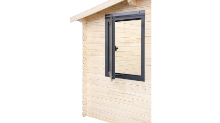 Gartenhaus, Gerätehaus – 5x3 m mit Anbau 5x2.76 m - 25 m²