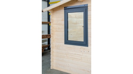 Gartenhaus, Gerätehaus – 5x3 m mit Anbau 5x2.76 m - 25 m²