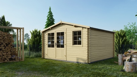 Gartenhaus, Gerätehaus 12m2 - 4x3m - 34mm