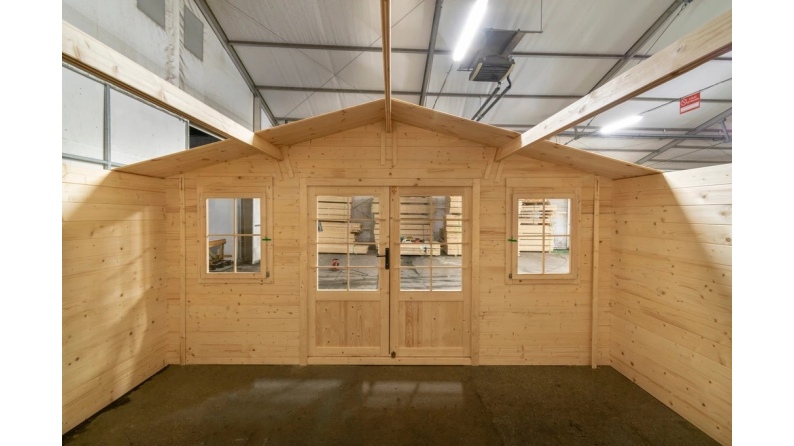 Gartenhaus, Gerätehaus 19.2m2 - 4.8x4m - 40mm