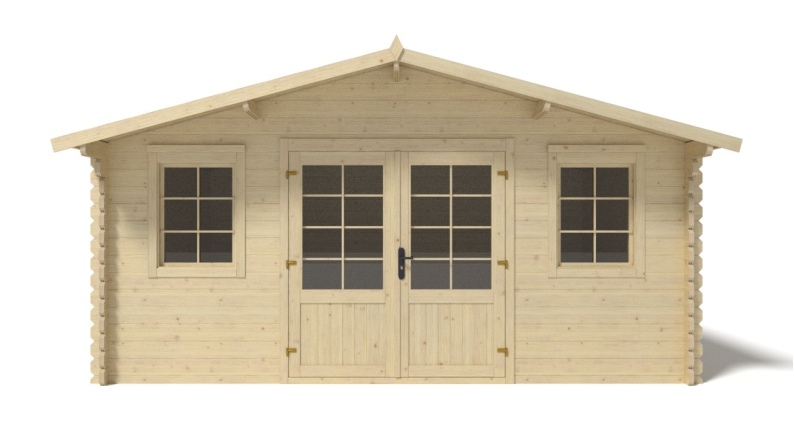 Gartenhaus, Gerätehaus 19.2m2 - 4.8x4m - 40mm