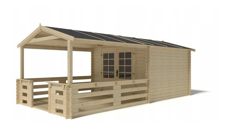 Gartenhaus, Gerätehaus – 3x3 m mit Anbau 3x2.76 m - 18 m²