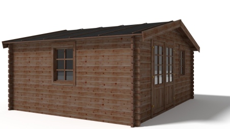 Gartenhaus, Gerätehaus 20m2 - 5x4m - 45mm - Imprägniert