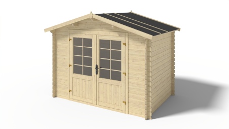 Gartenhaus, Gerätehaus 6m2 - 3x2m - 28mm
