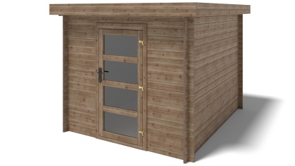 Gartenhaus, Gerätehaus 7.5m2 - 2.5x3m - 28mm - Imprägniert