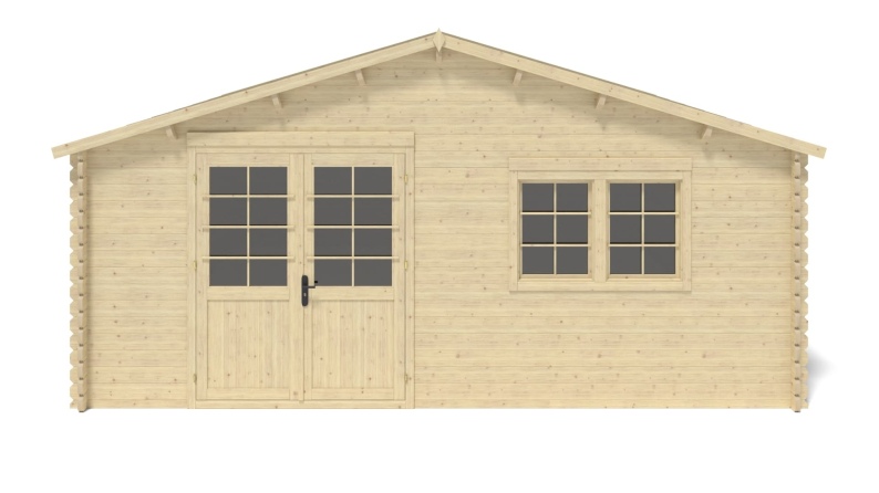 Gartenhaus, Gerätehaus 36m2 - 6x6m - 40mm