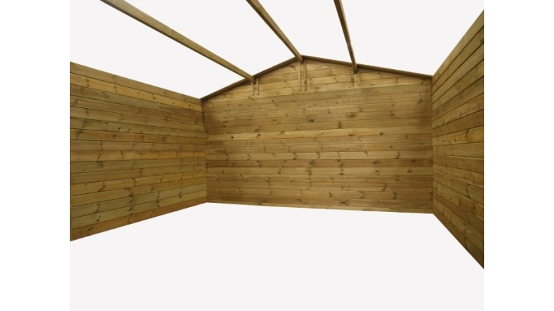 Gartenhaus, Gerätehaus 16m2 - 4x4m - 28mm