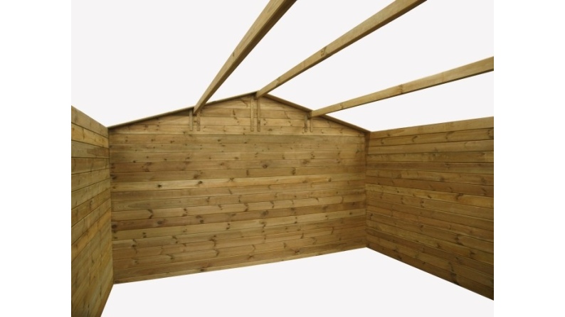 Gartenhaus, Gerätehaus 16m2 - 4x4m - 28mm