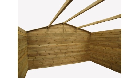 Gartenhaus, Gerätehaus 16m2 - 4x4m - 28mm