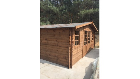 Gartenhaus, Gerätehaus 20m2 - 5x4m - 28mm - Imprägniert