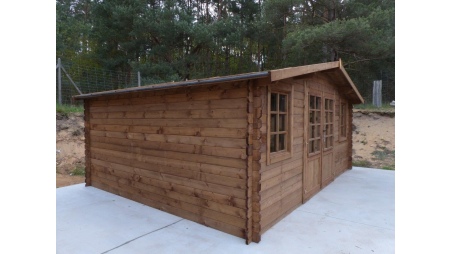 Gartenhaus, Gerätehaus 20m2 - 5x4m - 28mm - Imprägniert