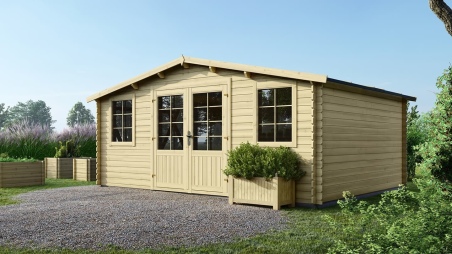 Gartenhaus, Gerätehaus 20m2 - 5x4m - 28mm