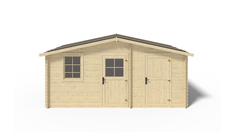 Gartenhaus, Gerätehaus 15m2 - 5x3m - 28mm