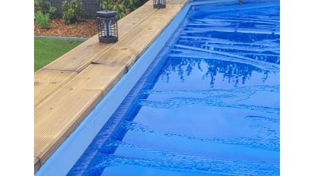 Sommerabdeckung aus Luftpolsterfolie 5.57 x 2.32 m für Pool BAS7307