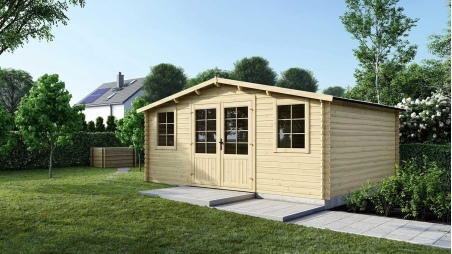 Gartenhaus, Gerätehaus 25m2 - 5x5m - 40mm