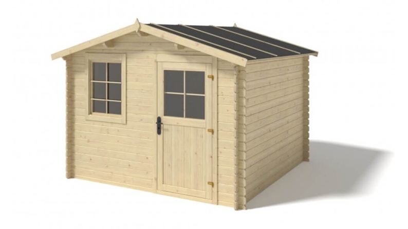 Gartenhaus, Gerätehaus 7.5m2 - 3x2.5m - 28mm