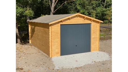 Autogarage aus Holz - 24m2 - 4x6m - 28mm - Imprägniert