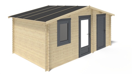 Gartenhaus, Gerätehaus 15m2 - 5x3m - 28mm