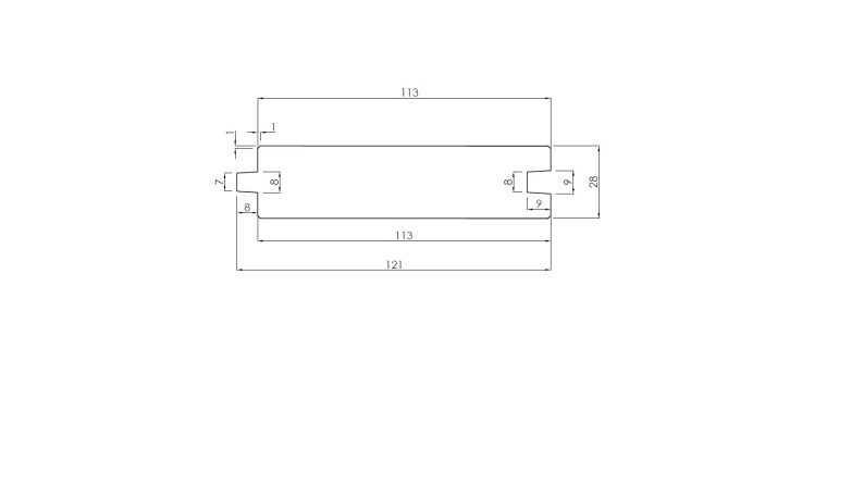 Universalboden für Gartenhäuser - 28 mm - pakiet 3m2 - Nicht imprägniert