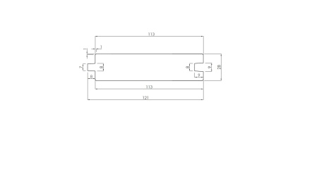 Universalboden für Gartenhäuser - 28 mm - pakiet 3m2 - Nicht imprägniert