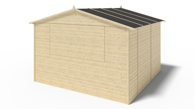 Kiosk-Handelshaus 9.42m2 - 3.11x3.03m - 19mm