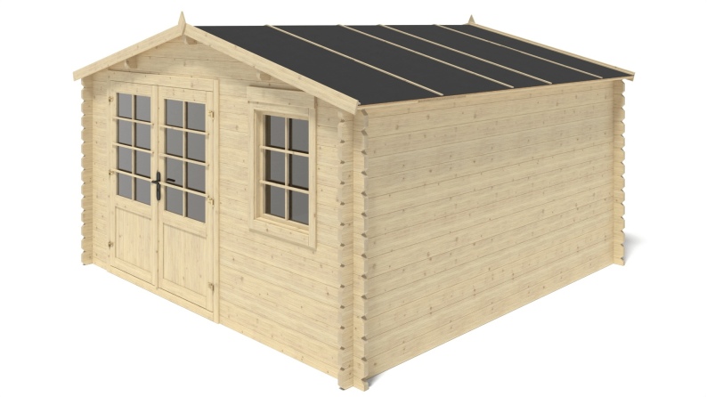 Gartenhaus, Gerätehaus 15.21m2 - 3.9x3.9m - 40mm