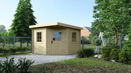 Gartenhaus, Gerätehaus 8m2 - 3x3m - 28mm