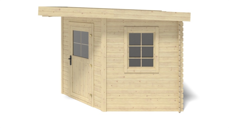 Gartenhaus, Gerätehaus 8m2 - 3x3m - 28mm