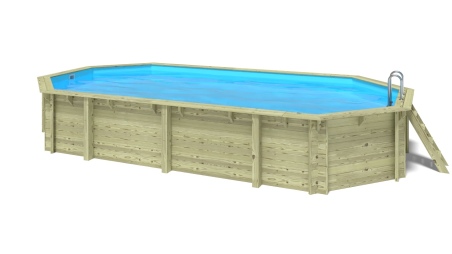 Holzpool 8.57x4.57 - H.1.31 m - mit Filtration