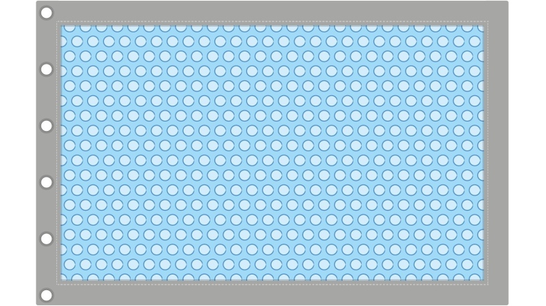 Sommerabdeckung aus Luftpolsterfolie 4.21 x 2.41 m für Pool BAS7306