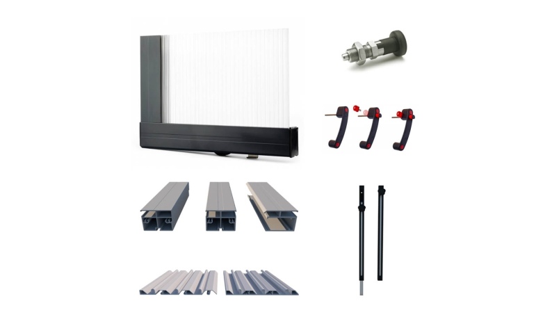 Poolüberdachungen Horizon - 4.64x2.52 m - 8 mm Hohlkammer-Polycarbonat - für pool BAS7304