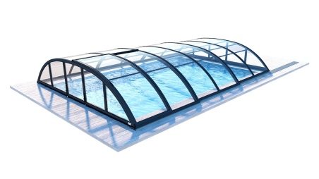 Poolüberdachungen Horizon - 5.95x3.08 m - Massives Polycarbonat 3 mm - für pool BAS7305