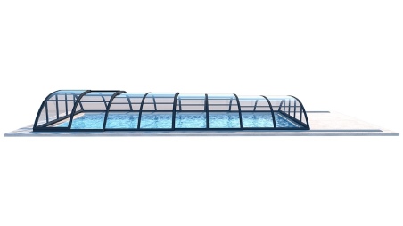 Poolüberdachungen Horizon - 7.03x3.36 m - Massives Polycarbonat 3 mm - für pool BAS7307