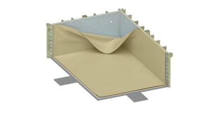 Liner 75/100 PVC, Farbe Sandfarben, für Pool BAS7302