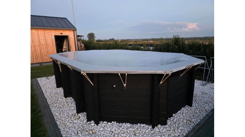 Winterabdeckung  5.95 x 3.65 m für Pool BAS7304